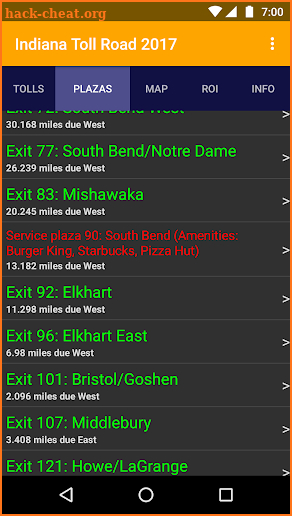 Indiana Toll Road 2018 screenshot
