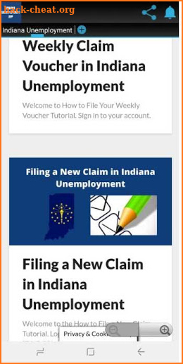 Indiana Unemployment App screenshot