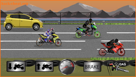 Indonesia Drag Bike Racing screenshot