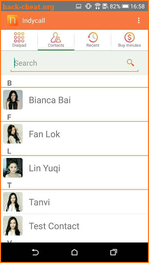 IndyCall - Free calls to India screenshot