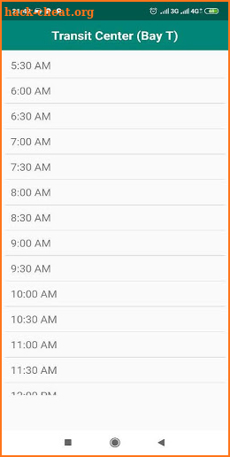 Indygo Bus Schedule screenshot