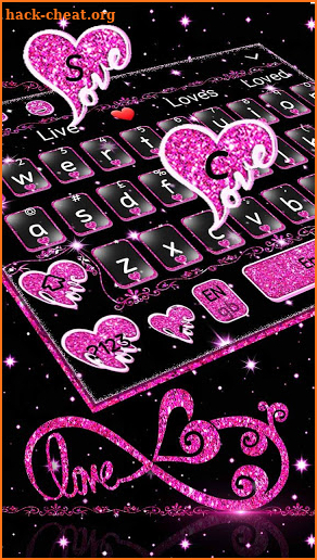 Infinite Love Keyboard screenshot