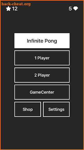 Infinite Pong screenshot