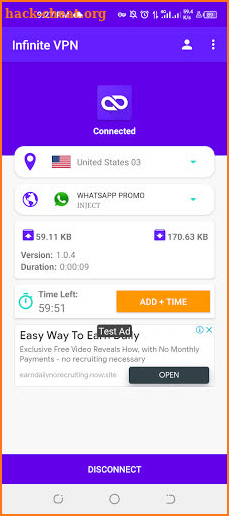 Infinite VPN screenshot