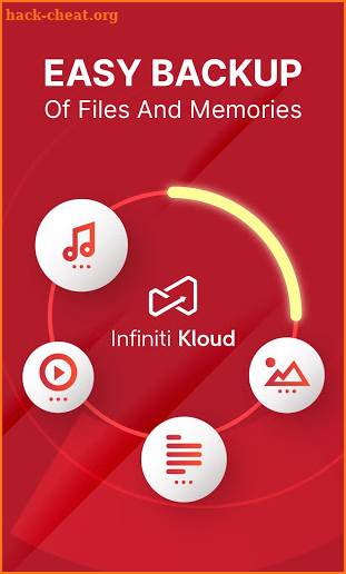 Infiniti Kloud - One-Click File Backup screenshot