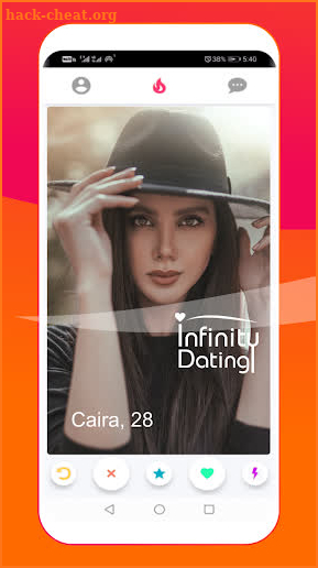 Infinity dating screenshot