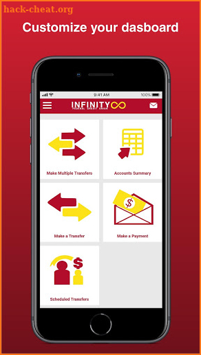 Infinity FCU Mobile App screenshot