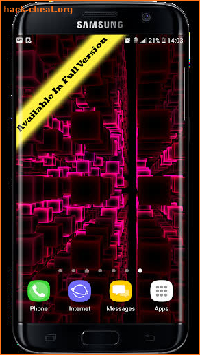 Infinity Parallax Cubes 3D Live Wallpaper screenshot