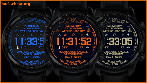 INFO MOD ONE Watch Face screenshot