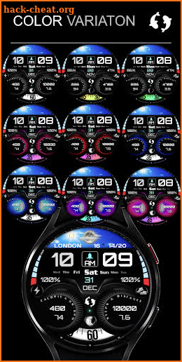 Inform Digital Watch face IN24 screenshot