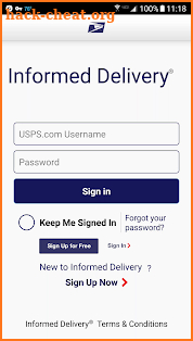 Informed Delivery® screenshot