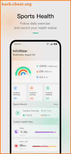 InfoWear screenshot