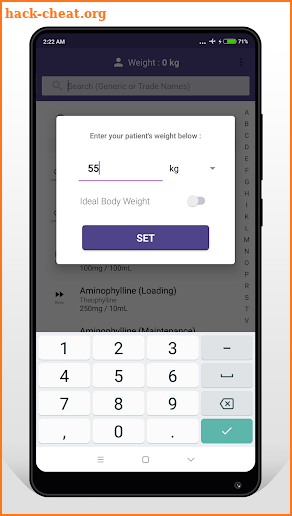 Infusions PRO - IV Infusion & Drip rate Calculator screenshot