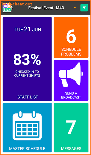 InitLive - Event Staff Mgmt screenshot