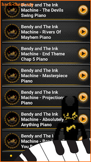 Ink Devil Bendi Piano Ringtones screenshot