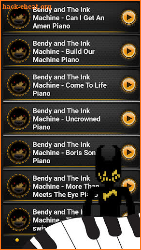 Ink Devil Bendi Piano Ringtones screenshot