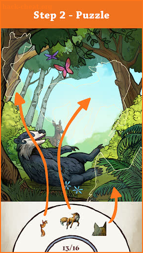 Ink Tail: Color Jigsaw Puzzle screenshot