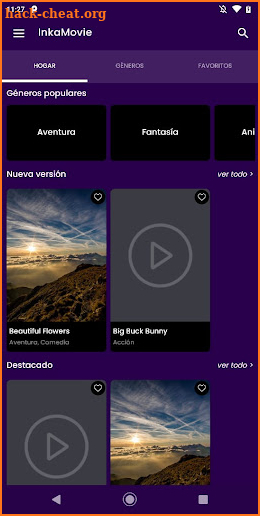 InkaMovies screenshot