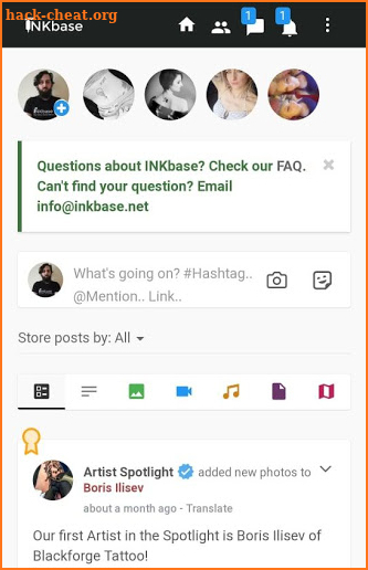 INKbase - The Tattoo Social Network screenshot