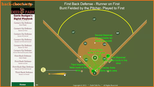 InMotion Softball Playbook screenshot