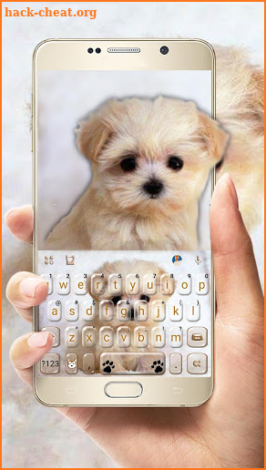 Innocent Puppy Keyboard Theme screenshot