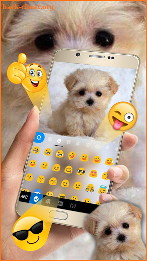 Innocent Puppy Keyboard Theme screenshot