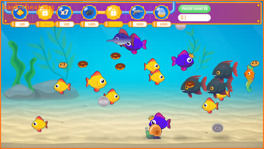 Insane Aquarium Duluxe - Feed Fishes! Fight Alien! screenshot