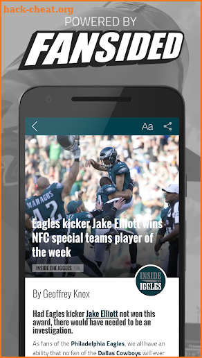 Inside the Iggles: Philadelphia Eagles Fans News screenshot