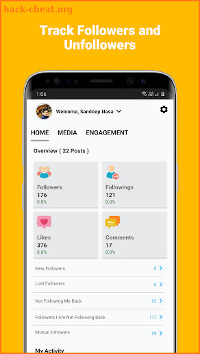 Insights - Follow Analyzer for Instagram screenshot