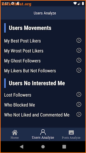 InsLog Reports - Unfollowers screenshot