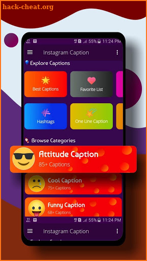 Insta Captions - Caption for Instagram photos screenshot