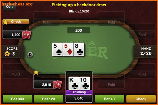 Insta Poker Coach Texas Holdem screenshot