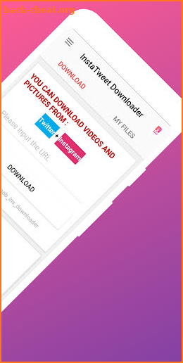 Insta Tweet Downloader Pro screenshot