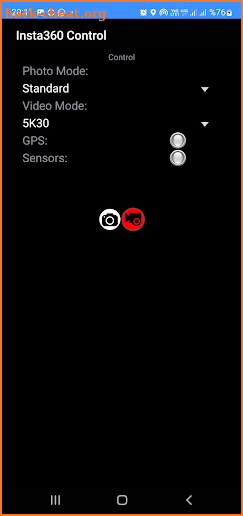 Insta360 Control screenshot
