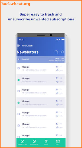 InstaClean - Clean & secure your inbox screenshot