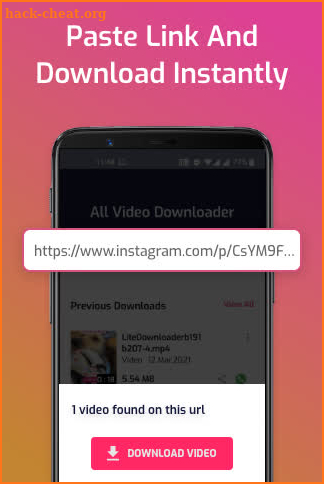 Instagram Video Downloader And Story Saver screenshot