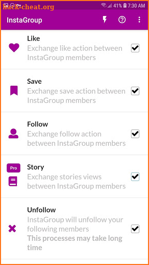 InstaGroup [BETA] Real Instagram Followers & Likes screenshot