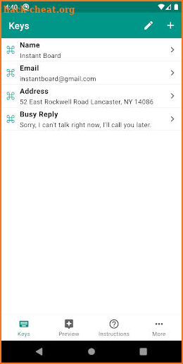 Instant Board - Shortcut Keyboard screenshot