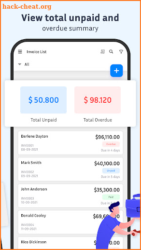 Instant Invoice Maker - Create Estimate & Receipt screenshot