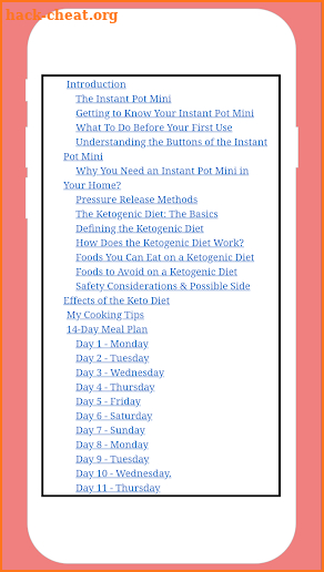 Instant Pot Mini Cookbook screenshot