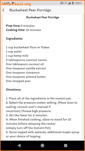 Instant Pot Recipes screenshot