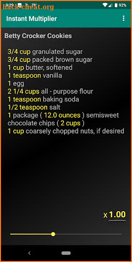 Instant Recipe Multiplier screenshot