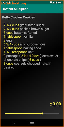 Instant Recipe Multiplier screenshot