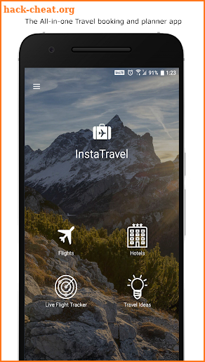 InstaTravel Flights & Hotels Booking screenshot