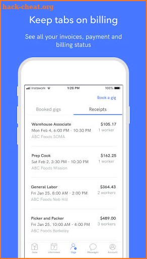 Instawork for Business screenshot