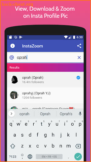 InstaZoom : Download & Zoom DP For Instagram™ screenshot