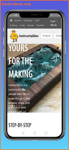 Instructables screenshot