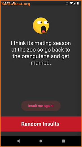 Insult me app screenshot