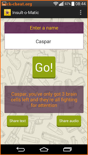 Insult-o-Matic screenshot