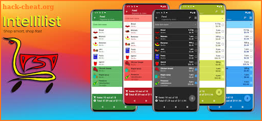 IntelliList: Shopping list screenshot
